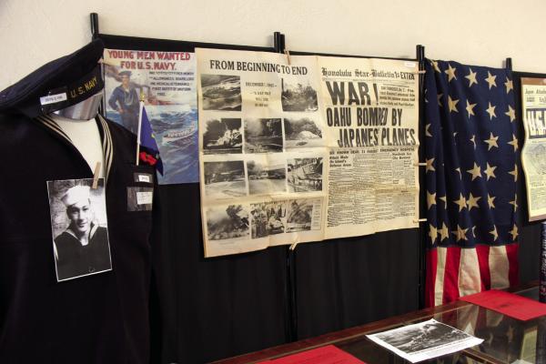 TOP OF Oklahoma Museum held a luncheon, featuring historical displays of the attic on Pearl Harbor, Dec. 7, 1941. On Friday, Dec. 1, the museum honored the Kay County Military Personnel that were killed during the attack 82 years ago today. (Photos by Dailyn Emery)