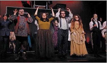 The Northern Oklahoma College Division of Fine Arts has made a point of performing incredible plays in the past. This photo is a throwback to the beginning of last month when they performed Sweeney Todd the musical. (Photo by Dailyn Emery)