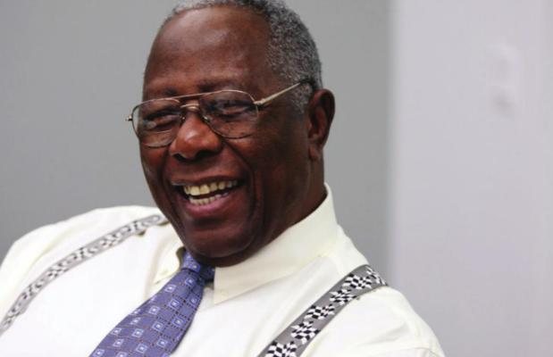 IN LATER YEARS, Henry Aaron worked as an executive in the Atlanta Braves organization.