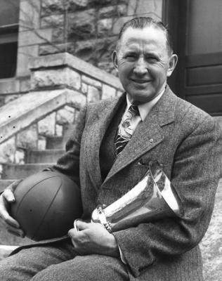 DR. FORREST “Phog” Allen was one of the first in a long line of great Big 7/Big 8/ Big XII basketball coaches. His tenure at Kansas led to the famous Allen Fieldhouse at KU bearing his name.