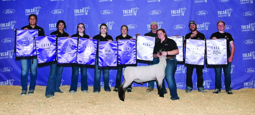 The NOC Sheep Center earned nine awards at the Tulsa State Fair. (Photo provided)