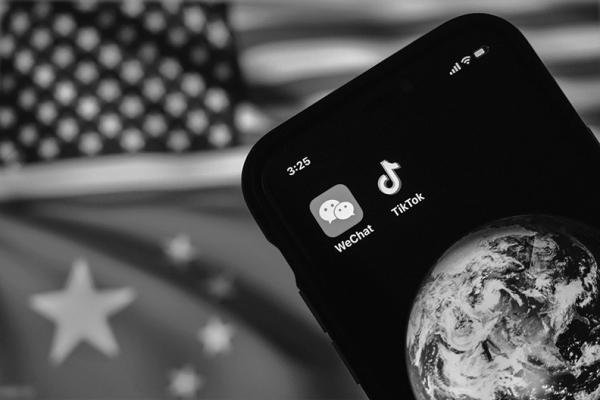 At least 18 states have banned staffers’ use on government devices of the social media app TikTok over concerns about possible security risks. (Kevin Frayer/Getty Images/TNS)