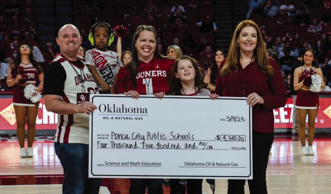 Ponca City High School’s Caleb Allison selected as a Top Twenty Teacher by the people of Oklahoma Oil & Natural Gas