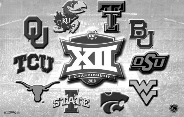 A PROMO for the last Big 12 basketball tournament is shown above. Since this was designed, Oklahoma and Texas have announced their intention to leave the conference and Brigham Young, UCF and Cincinnati have been added.