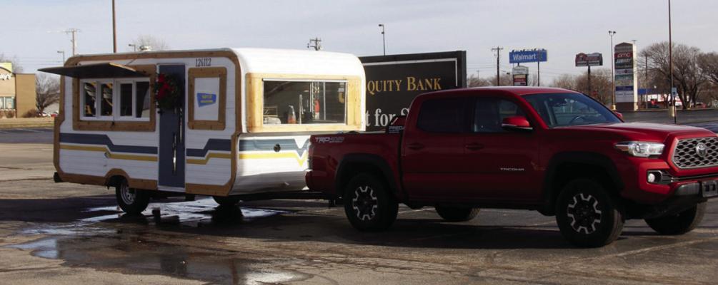 Local businesses are opening up again after their holiday break. Nova Coffee Truck opened back up on Wed., Dec. 28. For the rest of this week, the truck will be in the Equity Bank parking lot on prospect from 7:30 am to 12 pm. (Photo by Dailyn Emery)