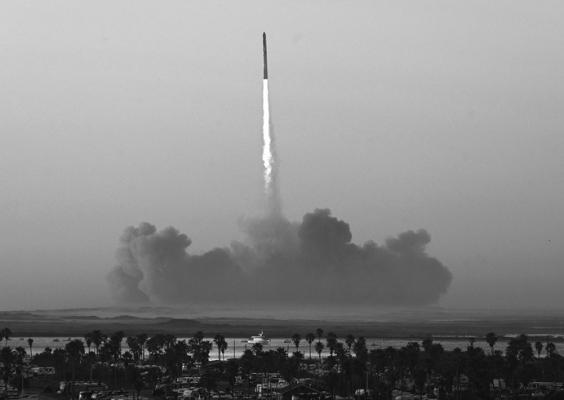SPACEX’S STARSHIP rocket launches from Starbase during its second test flight in Boca Chica, Texas, on Nov. 18, 2023. (Timothy A. Clary/AFP via Getty Images/TNS)