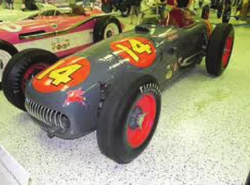 BILL VUKOVICH was on his way to a third consecutive win at Indy when he was killed in a race mishap on the track during the 1955 event.