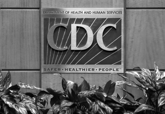 A podium with the logo for the Centers for Disease Control and Prevention at the Tom Harkin Global Communications Center on Oct. 5, 2014, in Atlanta, Georgia. (Kevin C. Cox/Getty Images/TNS)