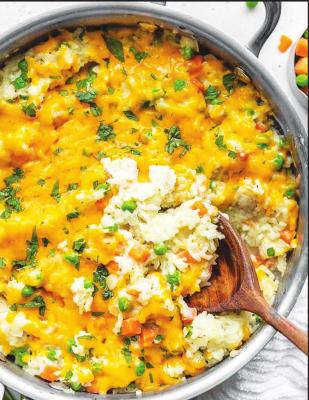 Creamy Chicken and Rice Skillet