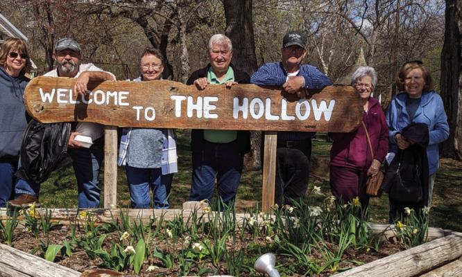 Members of the Wheeler Dealers Camping Club enjoy The Hollow park at Sedan, KS