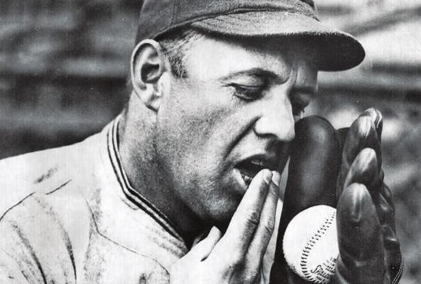 BURLEIGH GRIMES, who retired in 1934, was the last pitcher to throw a legal “spit” ball. He took advantage of his situation to keep batters in a constant state of being off-balance.
