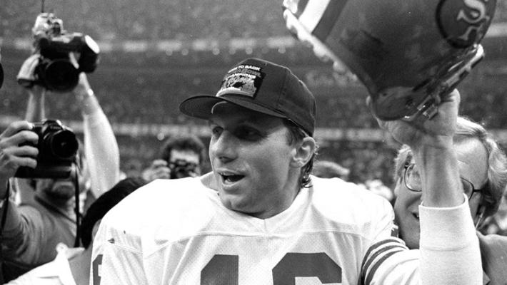 JOE MONTANA, who was quarterback for the San Francisco 49ers and the Kansas City Chiefs during his career, was a three-time winner of the Super Bowl MVP award.