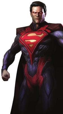 Superman as he appeared in the Injustice video game.