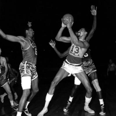 WILT CHAMBERLAIN wore No. 13 during his career in the NBA and at the University of Kansas. He believed the number to be “lucky.”