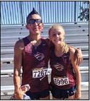 JAYCEE DAVIS of Ponca City finished 14th and Burton Miner placed 34 in the Class 6A State Cross Country meet Saturday in Edmond.