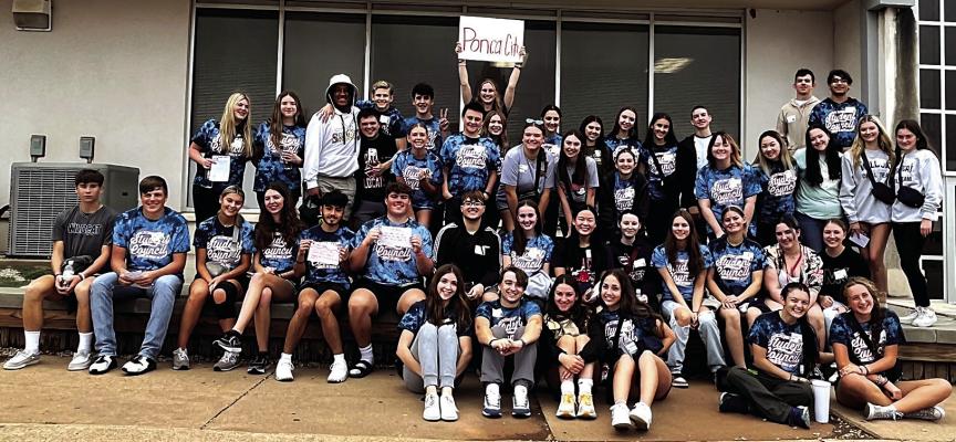 PONCA CITY High School Student Council went to Perry