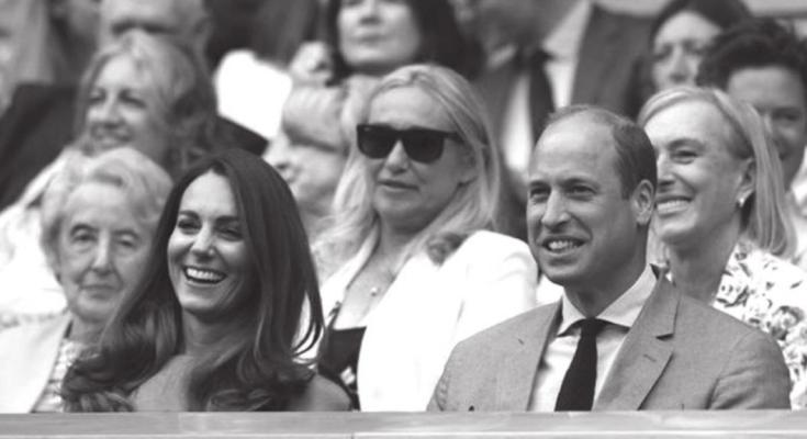 MEMBERS OF the Royal Family can often be seen in the Royal Box at Wimbledon. Here Prince William and Kate Middleton are in attendance.