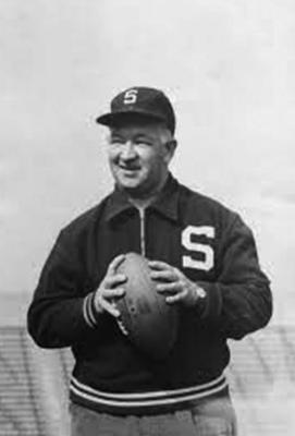 DUFFY DAUGHTERTY, onetime Michigan State football coach, was known for his Irish wit.