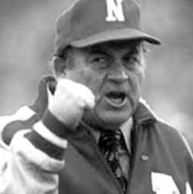 LEGENDARY NEBRASKA coach Bob Devaney was a popular speaker at athletic banquets because of his sense of humor.