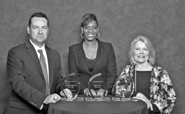 2020 Northern Oklahoma College Hall of Fame Inductees include Jon Kissinger, Risha Grant, and Marta Sullivan (photo by John Pickard/Northern Oklahoma College)