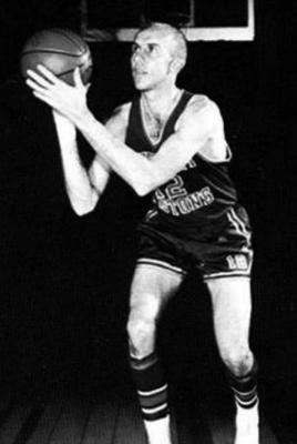GEORGE YARDLEY was noticeable on the court for his distinctive style of playing as well as his bald head.