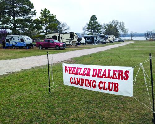 WHEELER DEALERS Camping Club held their first campout of the year in March at Pawnee Lake.