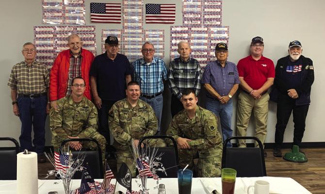 THE PONCA City Senior Center honored their veterans with a celebration and luncheon this week. Photo provided