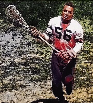 JIM BROWN was a versatile athlete. Among his talents was an ability to play lacrosse, and he has been inducted into the Lacrosse Hall of Fame.