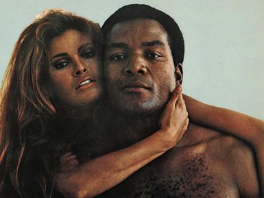 ACTING IN movies was another item on Jim Brown’s resume. He appeared in many movies, including one with Raquel Welch and Burt Reynolds--”100 Rifles”.