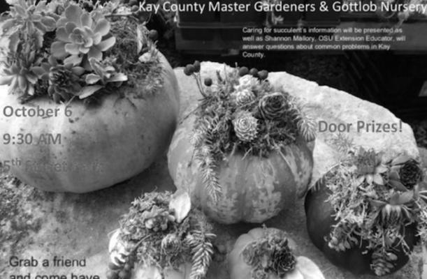Kay County Master Gardeners to sponsor workshop