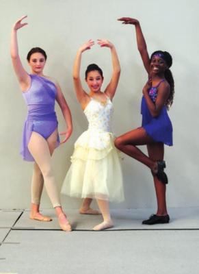 Dancers that will be performing solos at the recital on May 24. From left to right: Aiden Gaston, Yesenia Menchaca, De’Irondra Tobias. (Photo Provided)