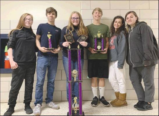 THE PO-HI BIG BLUE Band earned Grand Champion recently at the 88th annual Arkalalah Marching Festival in Arkansas City, Kan. Ponca City was the only Oklahoma band in the competition.