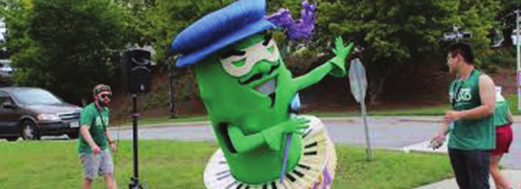 GRADUATES OF the University of North Carolina School of the Arts are proud of their school’s mascot--the Fighting Pickle. The name is unusual, but another unusual aspect of the situation is that UNCSA has no athletic teams.