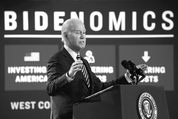 PRESIDENT JOE Biden speaks about his economic plan at the Flex LTD manufacturing plant on July 6, 2023, in West Columbia, South Carolina. (Sean Rayford/Getty Images/TNS)